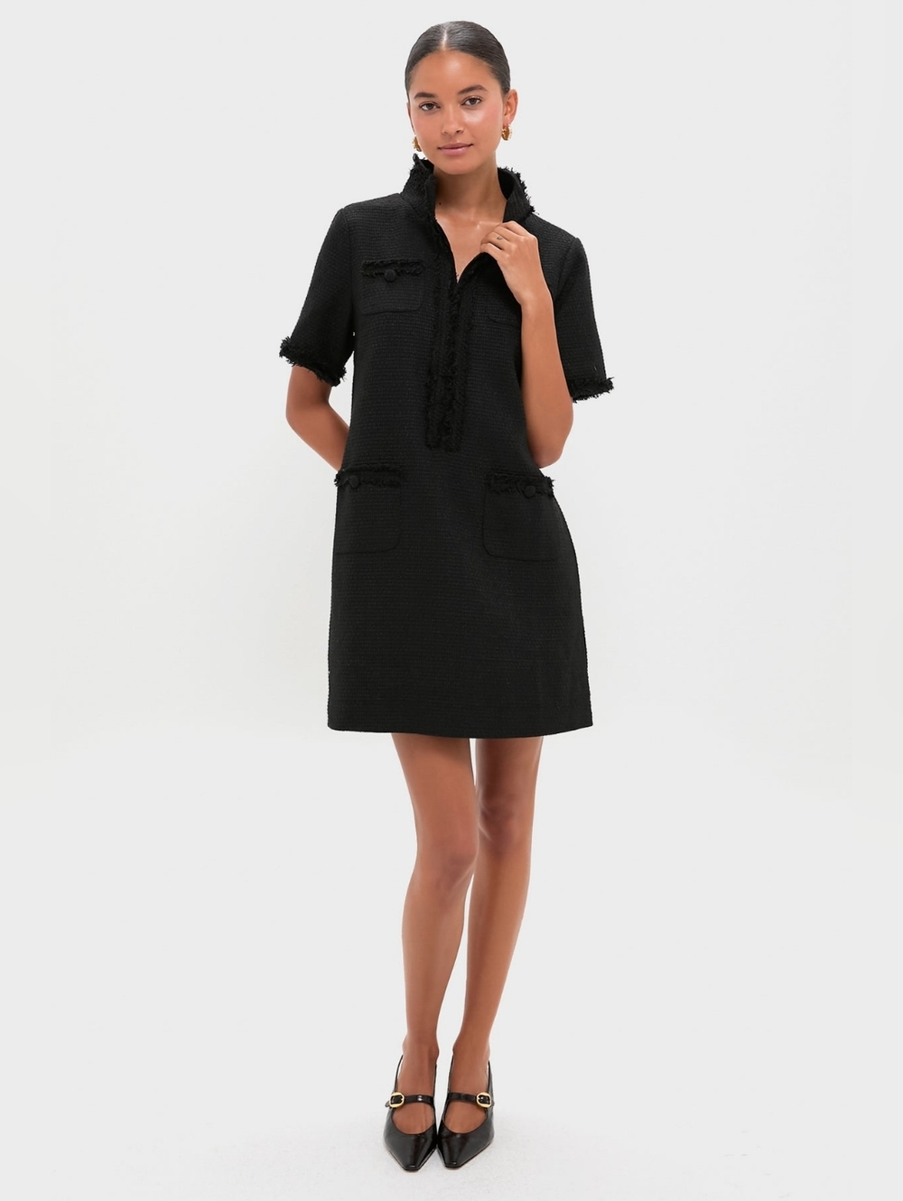 NWT Pomander Place Black Tweed Ophelia Dress Size XXL - Picture 1 of 11